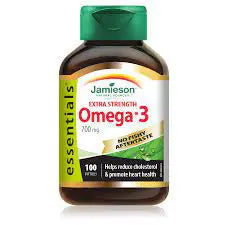 Jamieson Omega-3 Extra Strength 700mg Soft gels 100`s