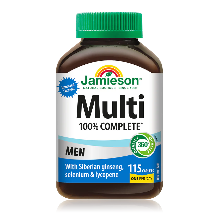 Jamieson 100% Complete Multivitamin for Men 115's