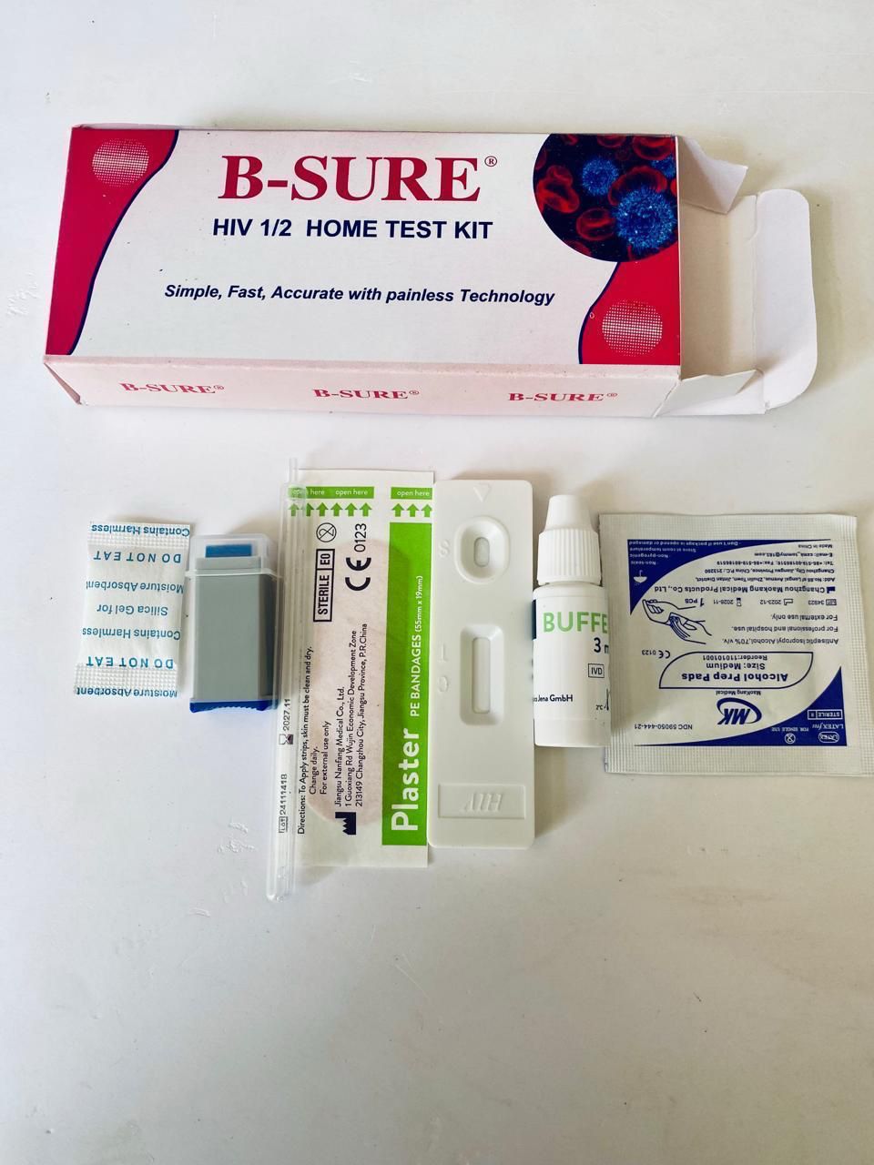 B Sure HIV Home Test Kit Premium Box