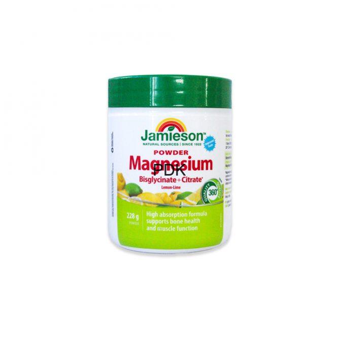 Jamieson Magnesium (Bisglycinate & Citrate) Powder 228g
