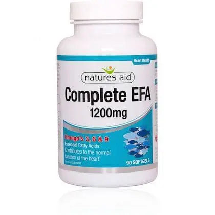 Natures Aid Complete Essential Fatty Acid (EFA) Omega 3-6-9 Soft Gels 90's
