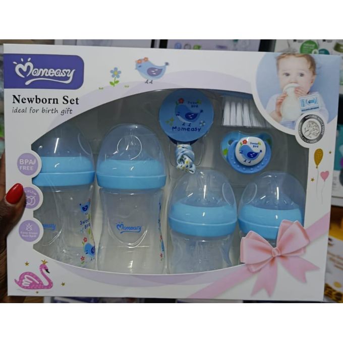 Momeasy Newborn Baby Feeding Bottle Set 7pcs (Model:45622)