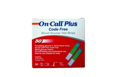 On call Plus Code Free Test Strips 50's